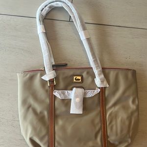 Dooney & Bourke Olive Green Nylon Tote Bag NEW with Tag